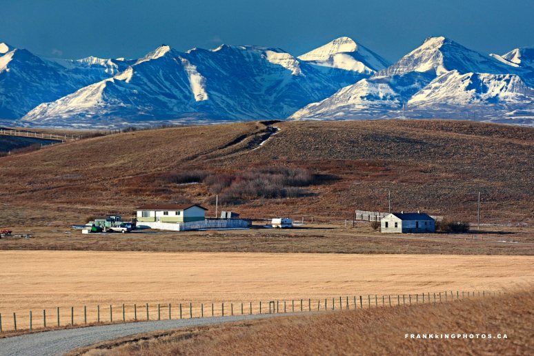 Pincher Creek Alberta prairies mountains