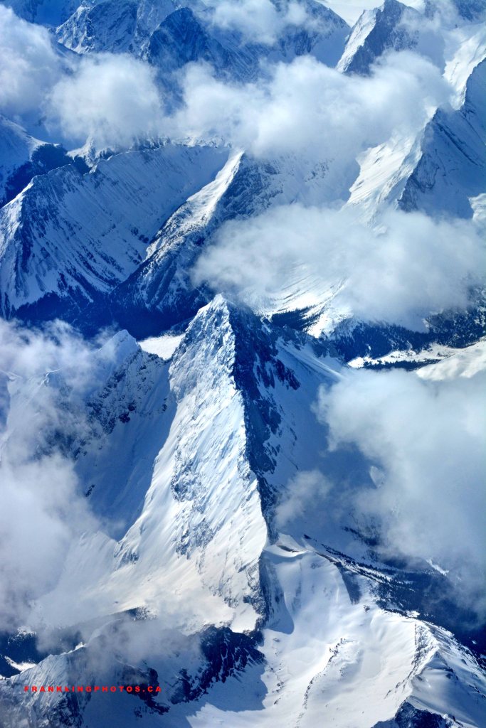 Snowy mountains Canada