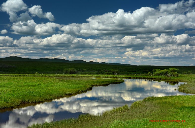 prairie clouds canada alberta