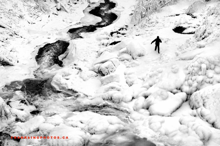winter Canada Hamilton Webster's Falls