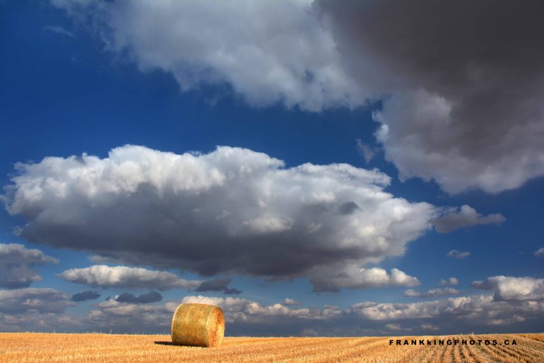 Canadian prairies sky clouds